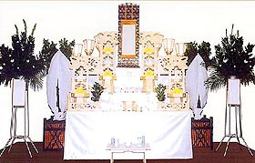 規格葬儀 祭壇イメージ